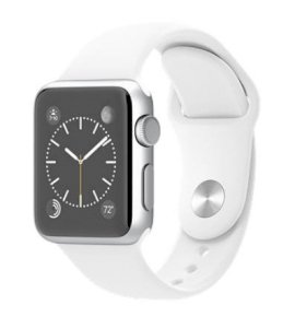 Đồng hồ thông minh Apple Watch Sport 38mm Silver Aluminum Case with White Sport Band