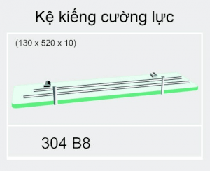 Phụ kiện phòng tắm kệ kiếng cường lực Tovashu 304B8