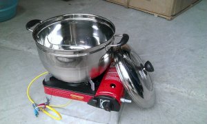 Máy làm bắp rang bơ bằng Gas