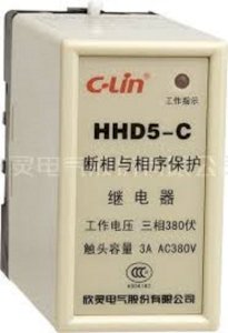 Rơ le bảo vệ chống mất pha C-LIN HHD5-C (XJ2)
