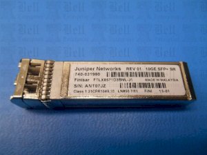 Juniper EX-SFP-10GE-SR SFP+ 10GBase-SR 10 Gigabit Ethernet Optics, 850nm for up to 300m transmission on MMF