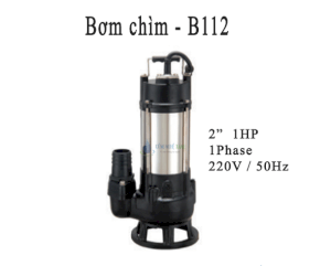 Máy bơm chìm GreenTech B112 - 1Hp