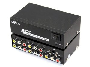 Bộ chia tín hiệu AV (Video & Audio) 1 ra 4 cổng MT-ViKi MT-104AV