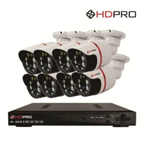 Bộ 8 camera quan sát IP-HDPRO HDPT8