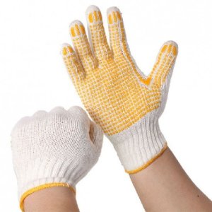 Combo 2 găng tay len phủ hạt nhựa lòng bàn tay KM-224