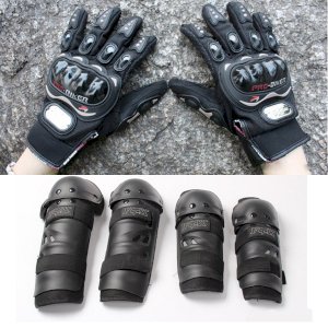 Combo bộ giáp Foxracing Và Găng Tay Pro Biker