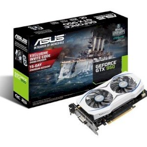 VGA Asus GTX950-OC-2GD5 2GB (NVIDIA GeForce GTX 950, 2048 GDDR5, 128-bit, PCI Express 3.0)