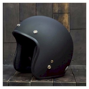 Mũ Bảo Hiểm 3/4 DAMMTRAX MOTO CHUYÊN ĐI PHƯỢT BLACK