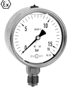 Đồng hồ đo áp loại không dầu Suchi MR-14