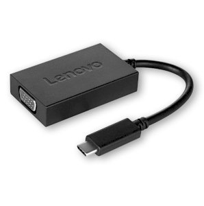 Lenovo USB-C to VGA Plus Power Adapter - 4X90K86568