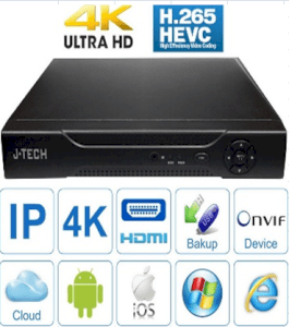 Đầu ghi J-Tech HD6108 ( 4K / H265 )