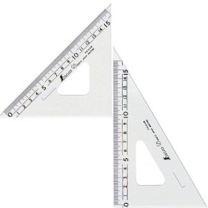 Acrylic Triangle Scale Shinwa 77066
