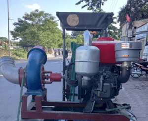 Máy bơm nước đầu nổ Diesel D24 phi 200