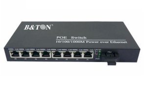 POE Switch Bton BT-6108GE-20B 8 port 10/100/1000Mbps