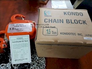 Palang xích kéo tay Kondotec KT-C 5T x 3m