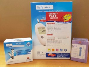 Máy đo đường huyết Safe- Accu