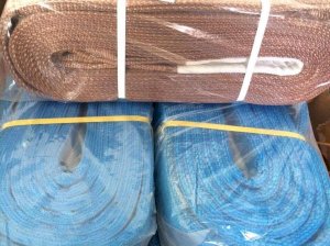 Dây cáp vải cẩu hàng Eastern 8 tấn, bản rộng 200mm, Hàn Quốc