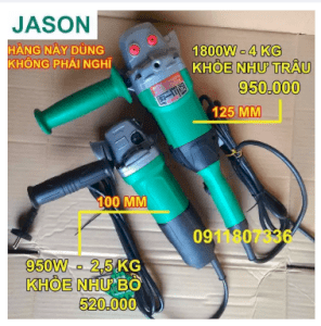 Máy mài góc Jason GSD-125 cỡ lớn đĩa mài 125mm