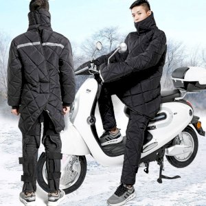 Bộ áo khoác chuyên dụng đi xe máy mùa đông AD01