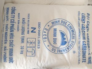 Bột đá CaCO3 loại nhẹ - N (Minh Đức) - 30 kg/ bao