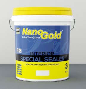 Sơn lót kháng kiềm nội thất đặc biệt NanoGold  interior special sealer A938 Loại 5.8kg