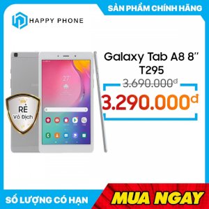 Máy tính bảng Samsung Galaxy Tab A8 8" T295 (2019) màu Bạc