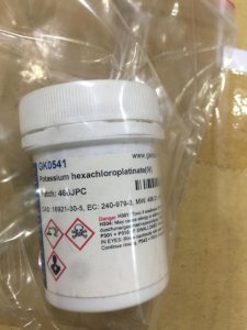 Potassium hexachloroplatinate(IV)- Glentham GK0541