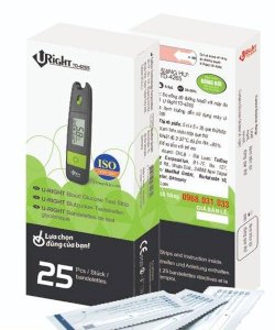 Que thử đường huyết Uright TD-4265 (Hộp 25 que thử)