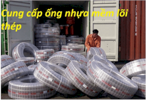 Ống nhựa mềm lõi thép phi 25 /50m /1 cuộn Hoàng Trang