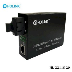 Bộ chuyển đổi quang điện Ho-Link HL-2211S-20 | 2 sợi quang 10/100/1000MB