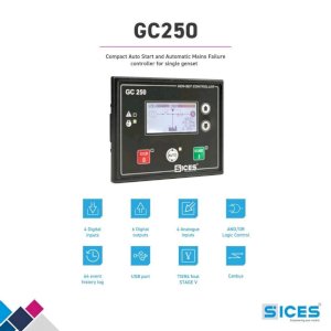 Bộ điều khiển máy phát điện Sices GC250