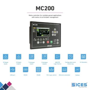 Bộ điều khiển máy phát điện Sices MC200