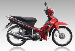 Sơn xe Yamaha Sirius màu đen nhám  SƠN XE SÀI GÒN