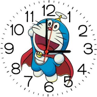 Ellicon B296 Super Doraemon Cartoon Analog Wall Clock (White) Giá Rẻ Nhất  Tháng 02/2023