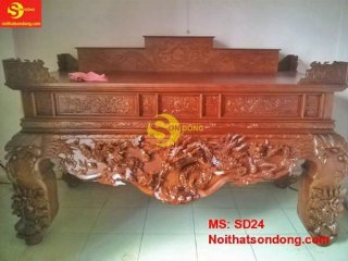 bàn thờ đẹp gỗ gụ