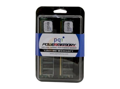 PQI Power Series - DDRam - 1GB (2x512MB) - bus 333MHz - PC 2700 kit