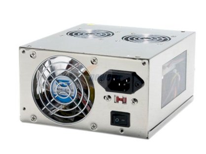 Sunbeam PSU-CGMI450-US-SV ATX 450W Silver Tri Mirrored X-Plug Modular Power Supply 100V~120V/200~240V - Retail