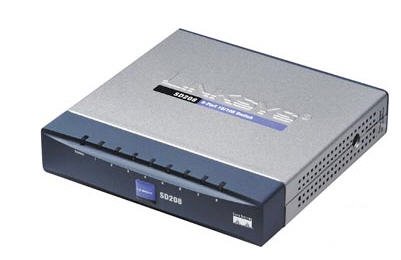 Linksys SD208 - 8 Port 10/100Mbps Ethernet Switch