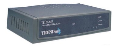 Trandnet TE100-S5P - 5-Port 10/100Mbps Ethernet Switch