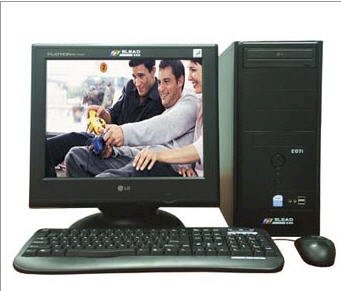 Máy tính Desktop FPT E-lead M635 (Intel Dual Core(1.8Ghz/800/1MB), 512MB DDR2 533MHz, 60GB SATA2, 17" Elead Flat CRT)