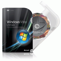 Windows Vista Ultimate English Intl CD w/SP2 (Full Package)