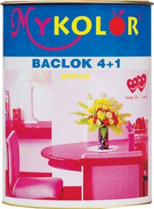  Sơn nước nội thất - Sơn bóng nội thất Baclok 4+1 