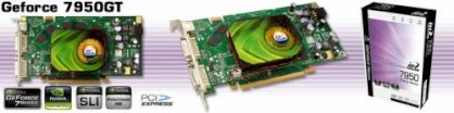 INNO3D Geforce 7950GT 512MB, 256-bit, GDDR3, PCI Expressx16)