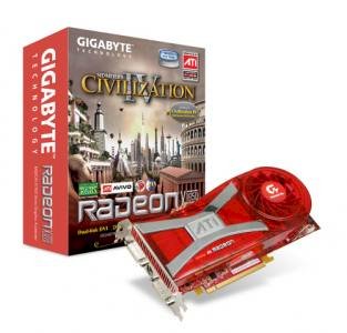 GIGABYTE GV-RX195X512VB-RH (ATI Radeon X1950 XTX, 512MB, GDDR4, 256-bit, PCI Express x16)