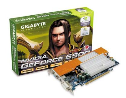 Gigabyte GV-NX65128DE (NVIDIA GeForce 6500, 128MB GDDR2, 64 bit, PCI Express x16) 