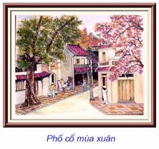 Phố cổ mùa xuân