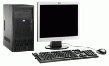 Máy tính Desktop HP Pavilion G2052L (Intel Celeron D 356 (3.33GHz, 512KB cache), 256MB DDRam2, 80GB ATA, Monitor 17" HP CRT) PC Dos