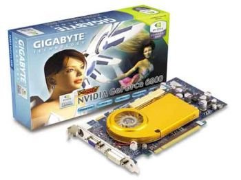 GIGABYTE GV-NX68256D (NVIDIA GeForce 6800, 256MB, 256-bit, GDDR, PCI Express x16)