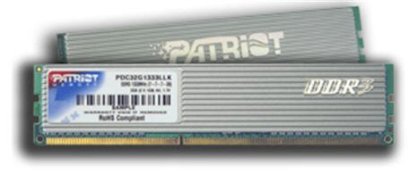 Patriot Extreme Performance - DDR3 - 2GB (2x1GB) - bus 1600MHz - PC3 12800 kit