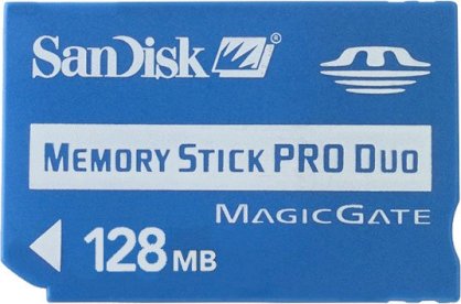 SANDISK MS Pro Duo 128MB